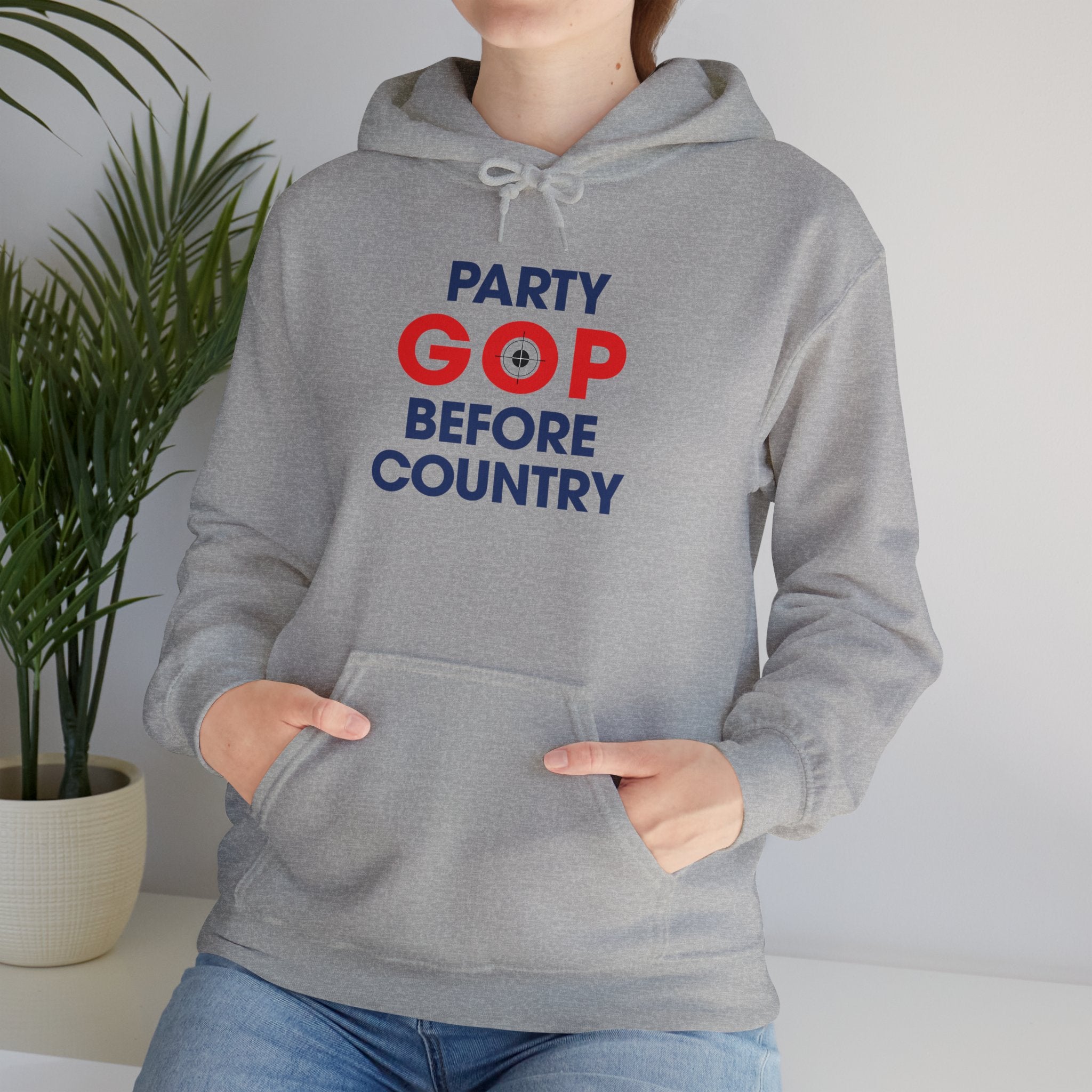 Unisex Heavy Blend™ Hooded Sweatshirt GOP Party Before Country