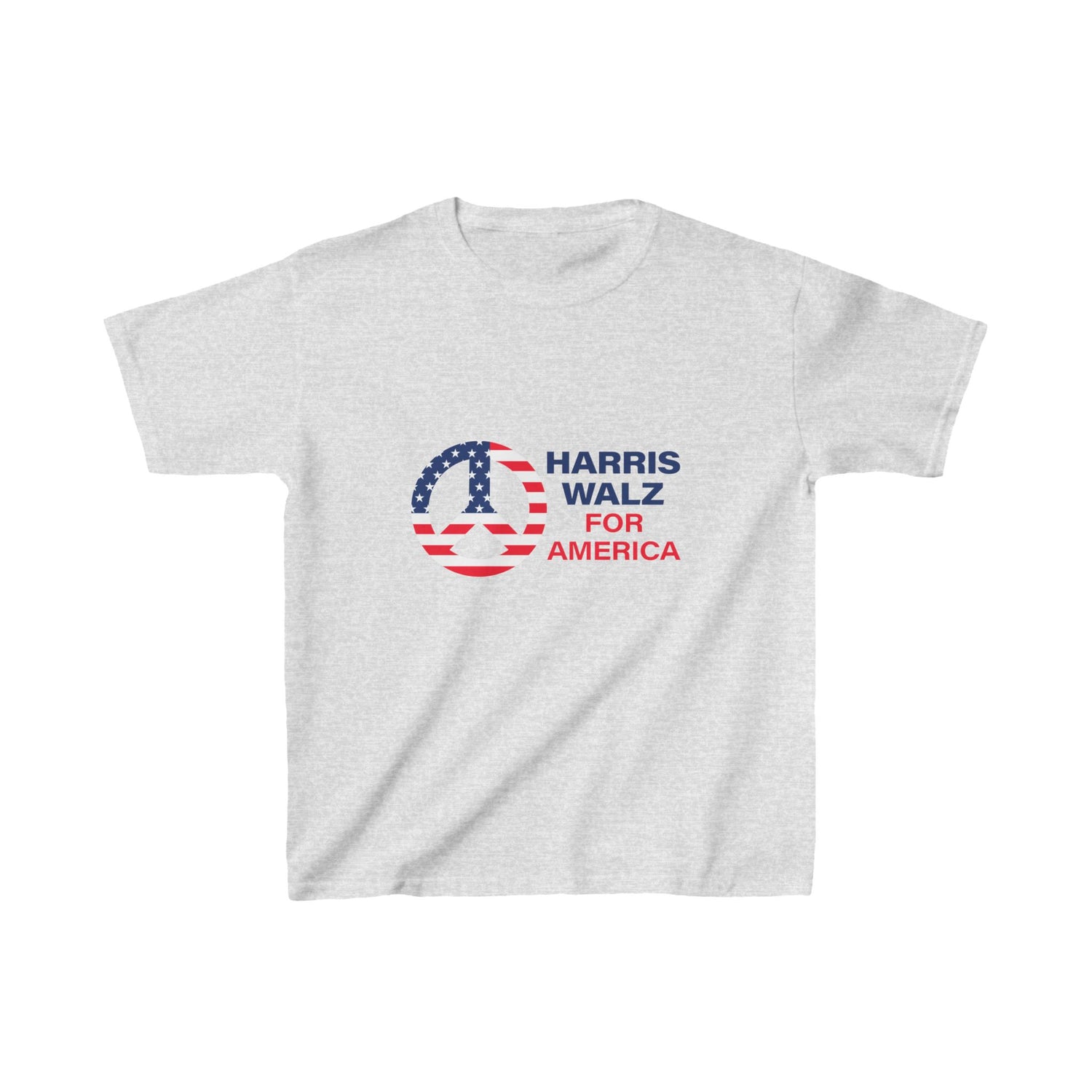 Kids Heavy Cotton™ Tee LOGO -Peace Sign Harris Walz