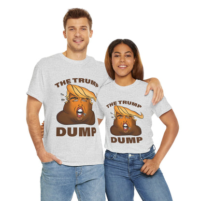 Unisex Heavy Cotton Tee, Harris Walz, The Trump Dump