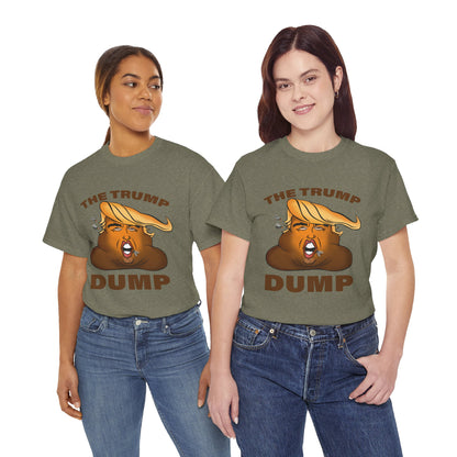 Unisex Heavy Cotton Tee, Harris Walz, The Trump Dump