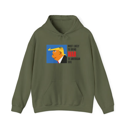 Unisex Heavy Blend™ Hooded Sweatshirt Trump -War to American Soil