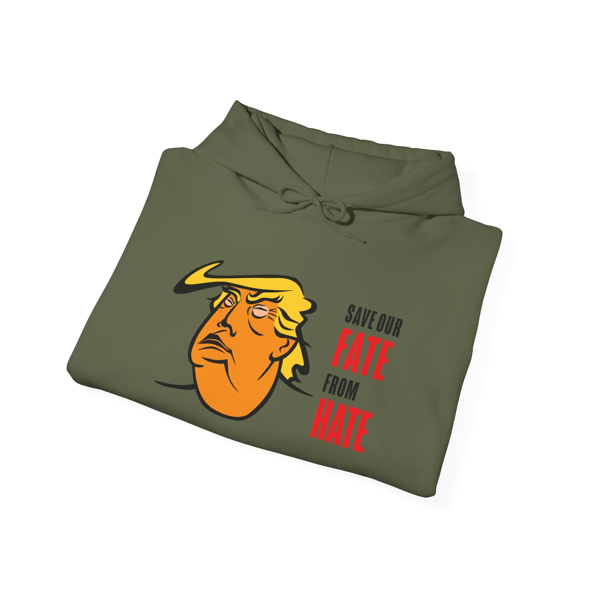 Unisex Heavy Blend™ Hooded Sweatshirt Trump Save Our Fate from Hate