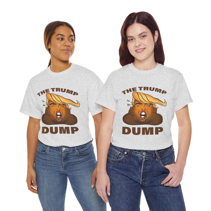 Unisex Heavy Cotton Tee, Harris Walz, The Trump Dump