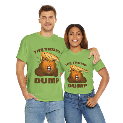 Unisex Heavy Cotton Tee, Harris Walz, The Trump Dump