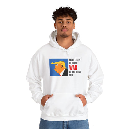 Unisex Heavy Blend™ Hooded Sweatshirt Trump -War to American Soil