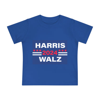 Baby Short Sleeve T-Shirt LOGO - Harris Walz 2024