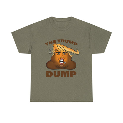 Unisex Heavy Cotton Tee, Harris Walz, The Trump Dump