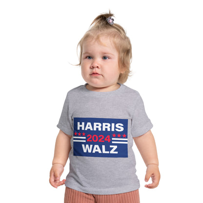 Baby Short Sleeve T-Shirt LOGO - Harris Walz 2024