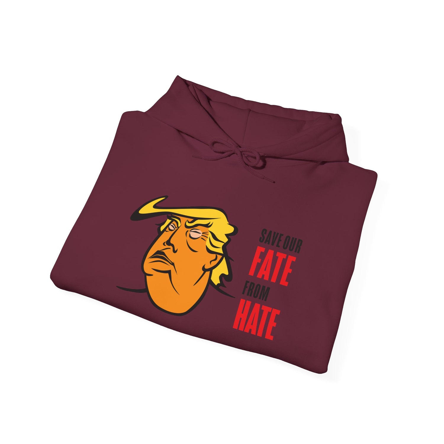 Unisex Heavy Blend™ Hooded Sweatshirt Trump Save Our Fate from Hate