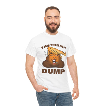 Unisex Heavy Cotton Tee, Harris Walz, The Trump Dump