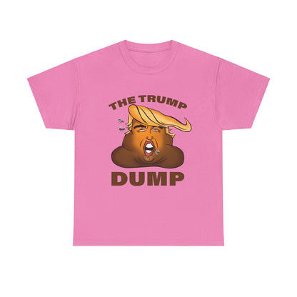 Unisex Heavy Cotton Tee, Harris Walz, The Trump Dump