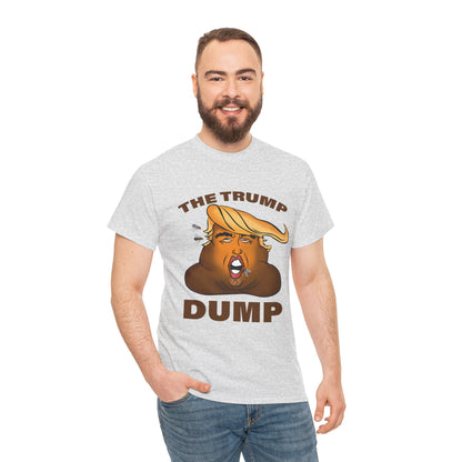 Unisex Heavy Cotton Tee, Harris Walz, The Trump Dump