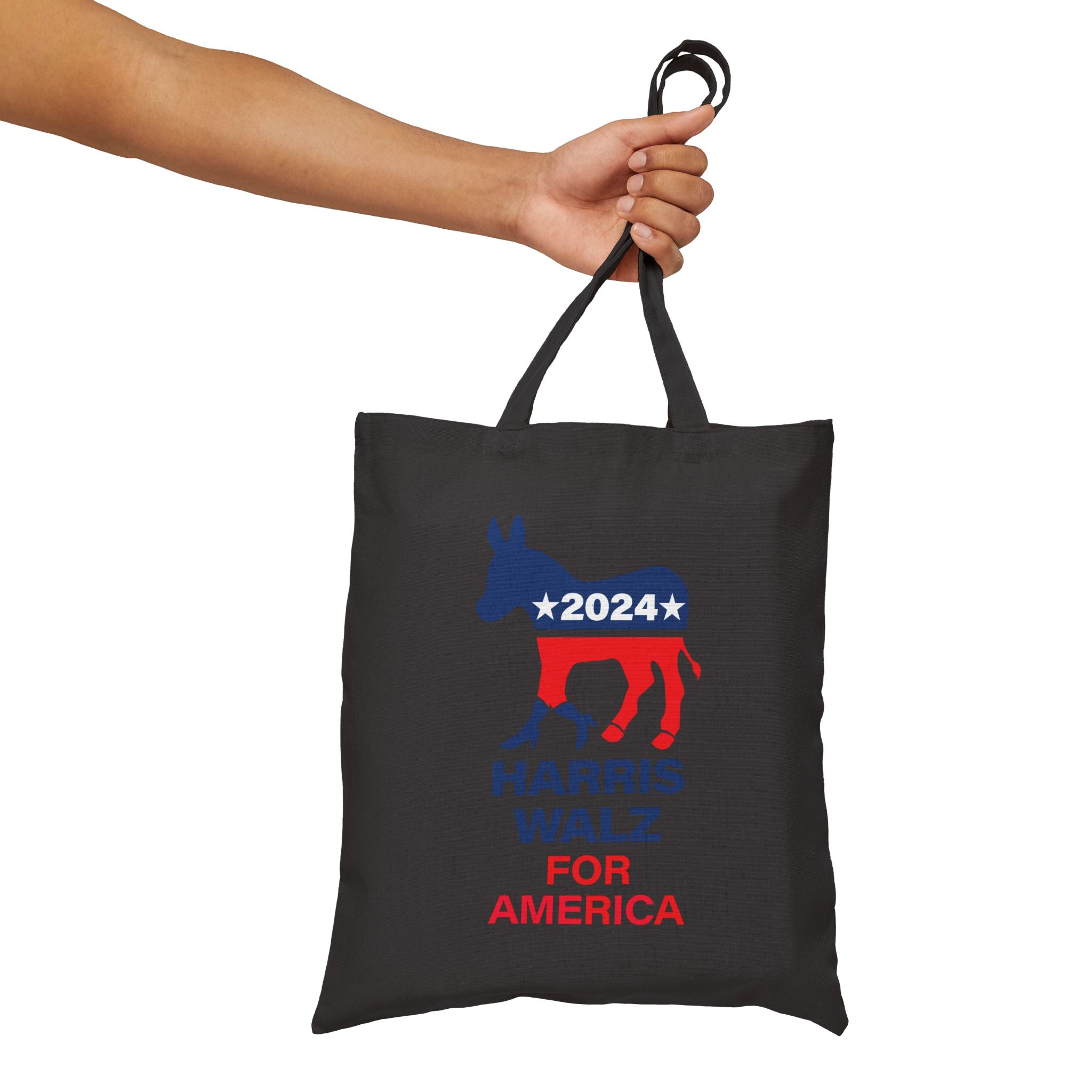 Cotton Canvas Tote Bag - TRUMP Spray Tan - High Healed Donkey