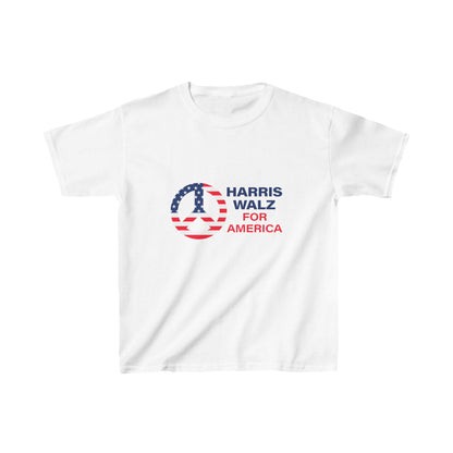 Kids Heavy Cotton™ Tee LOGO -Peace Sign Harris Walz