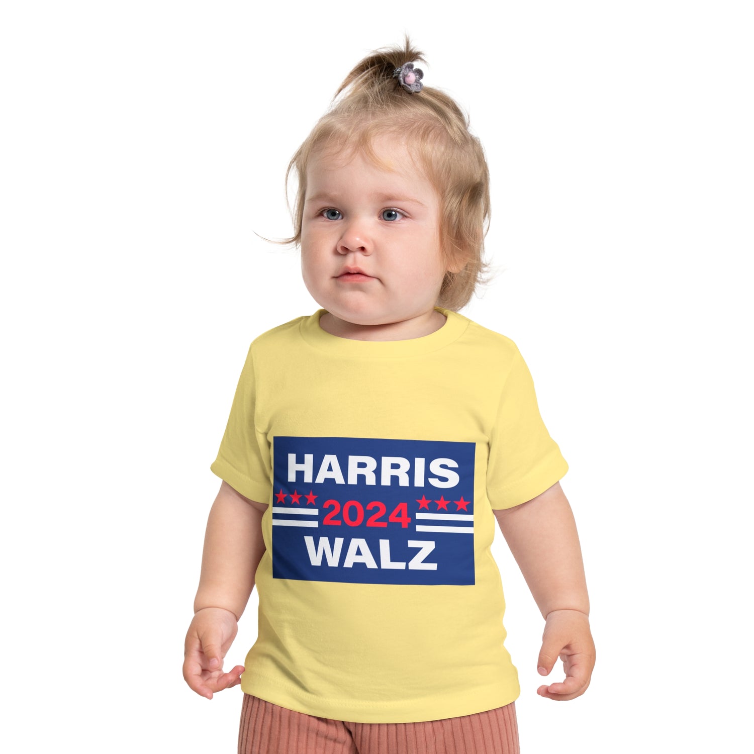 Baby Short Sleeve T-Shirt LOGO - Harris Walz 2024