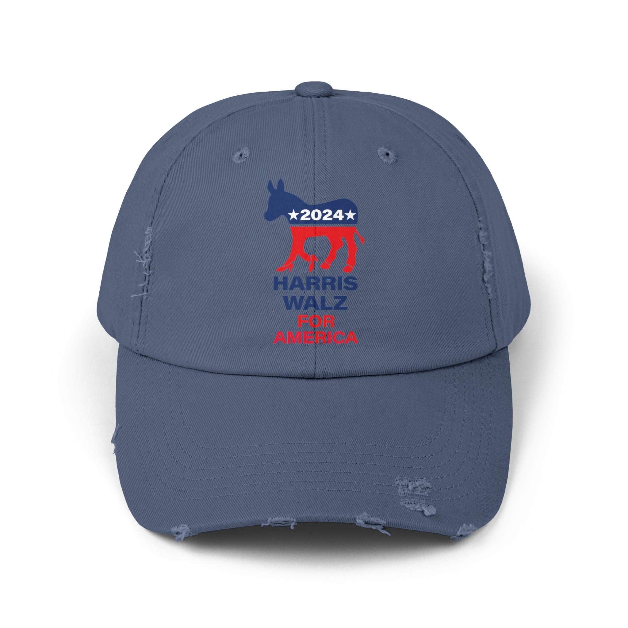 Unisex Distressed Cap - Campaign LOGO High Healed Donkey