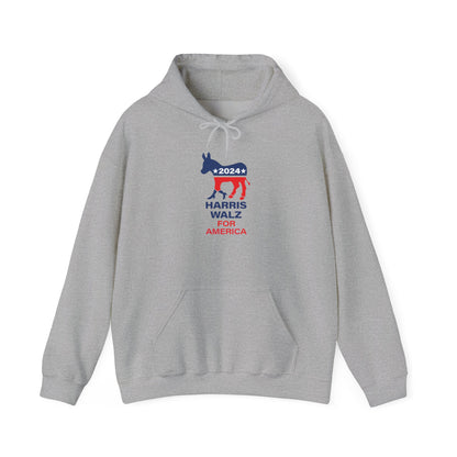 Unisex Heavy Blend™ Hooded Sweatshirt HARRIS WALZ Donkey With High Healed Boots