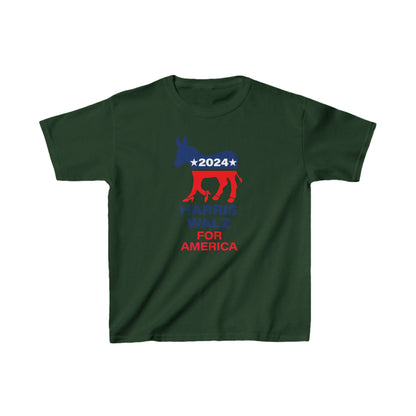 Kids Heavy Cotton™ Tee LOGO High Healed Boot DNC Donkey Harris Walz