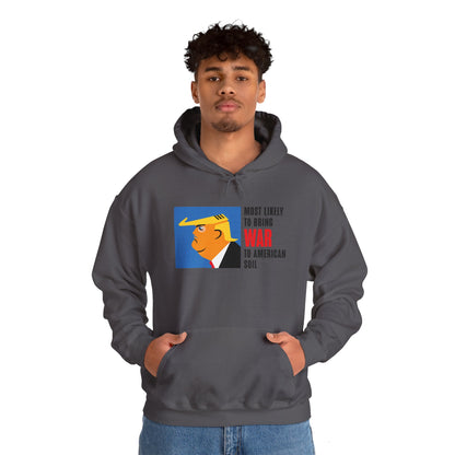 Unisex Heavy Blend™ Hooded Sweatshirt Trump -War to American Soil