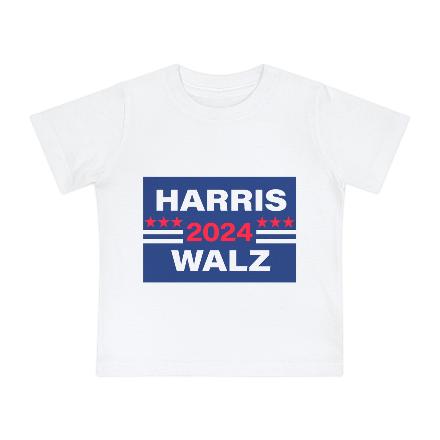 Baby Short Sleeve T-Shirt LOGO - Harris Walz 2024