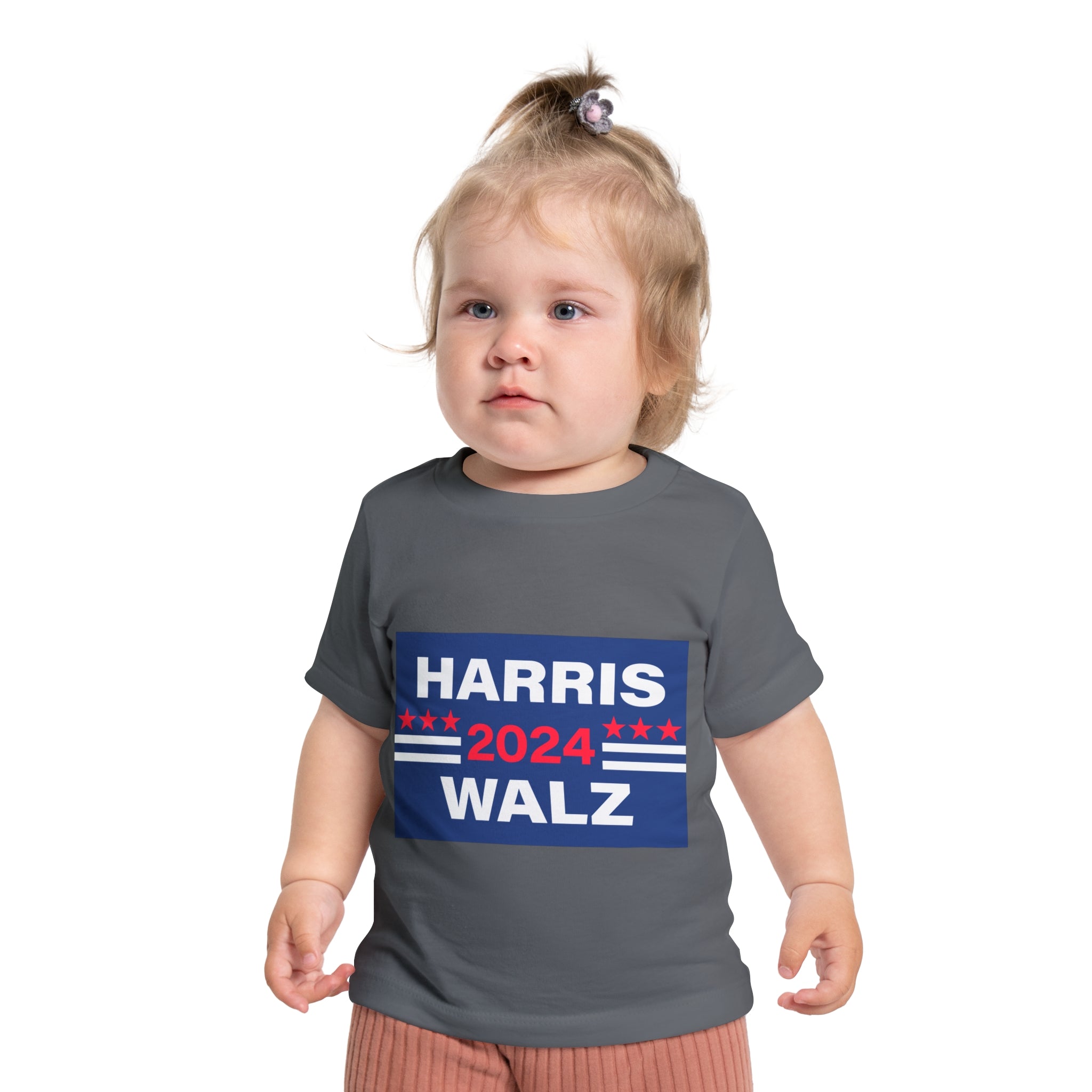 Baby Short Sleeve T-Shirt LOGO - Harris Walz 2024