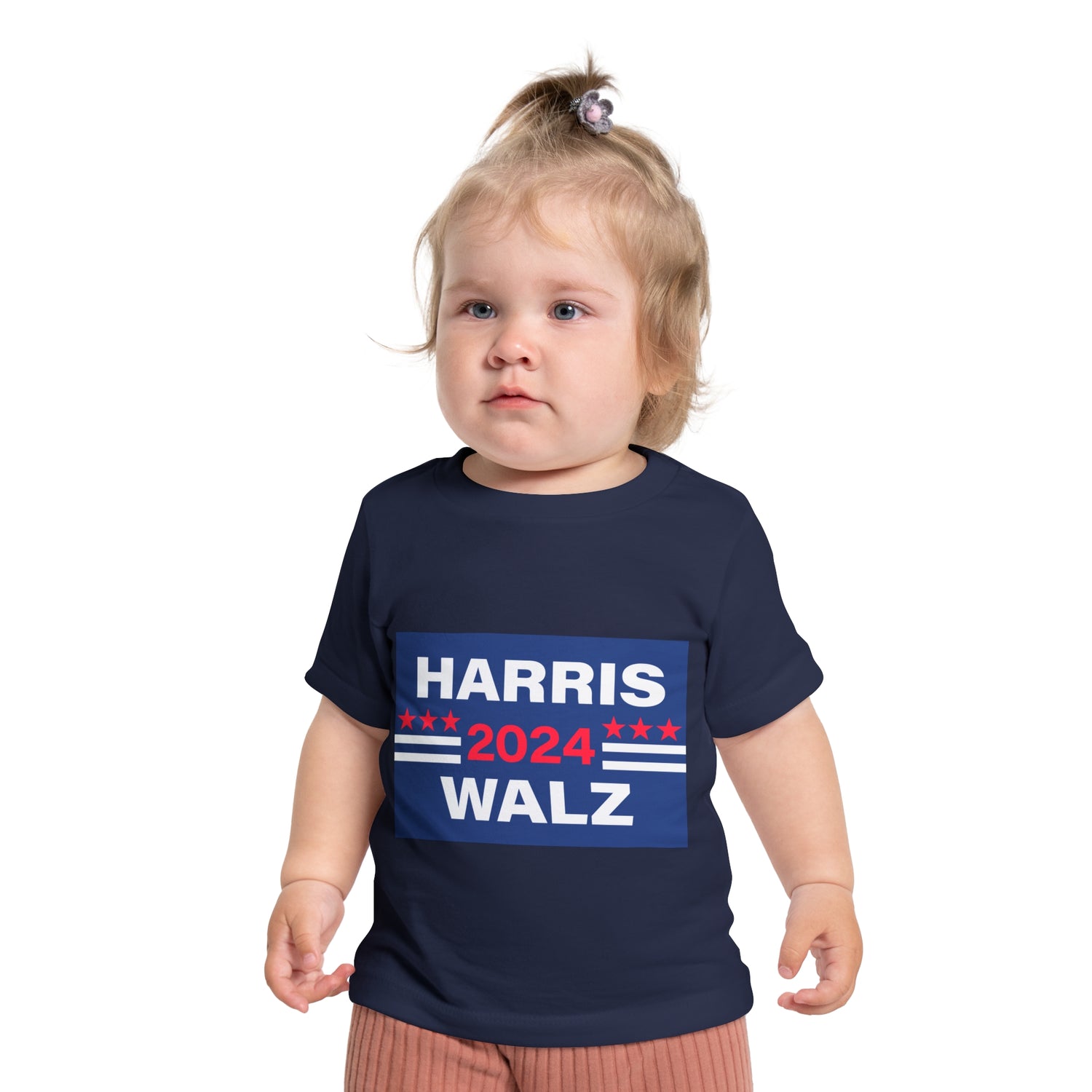 Baby Short Sleeve T-Shirt LOGO - Harris Walz 2024