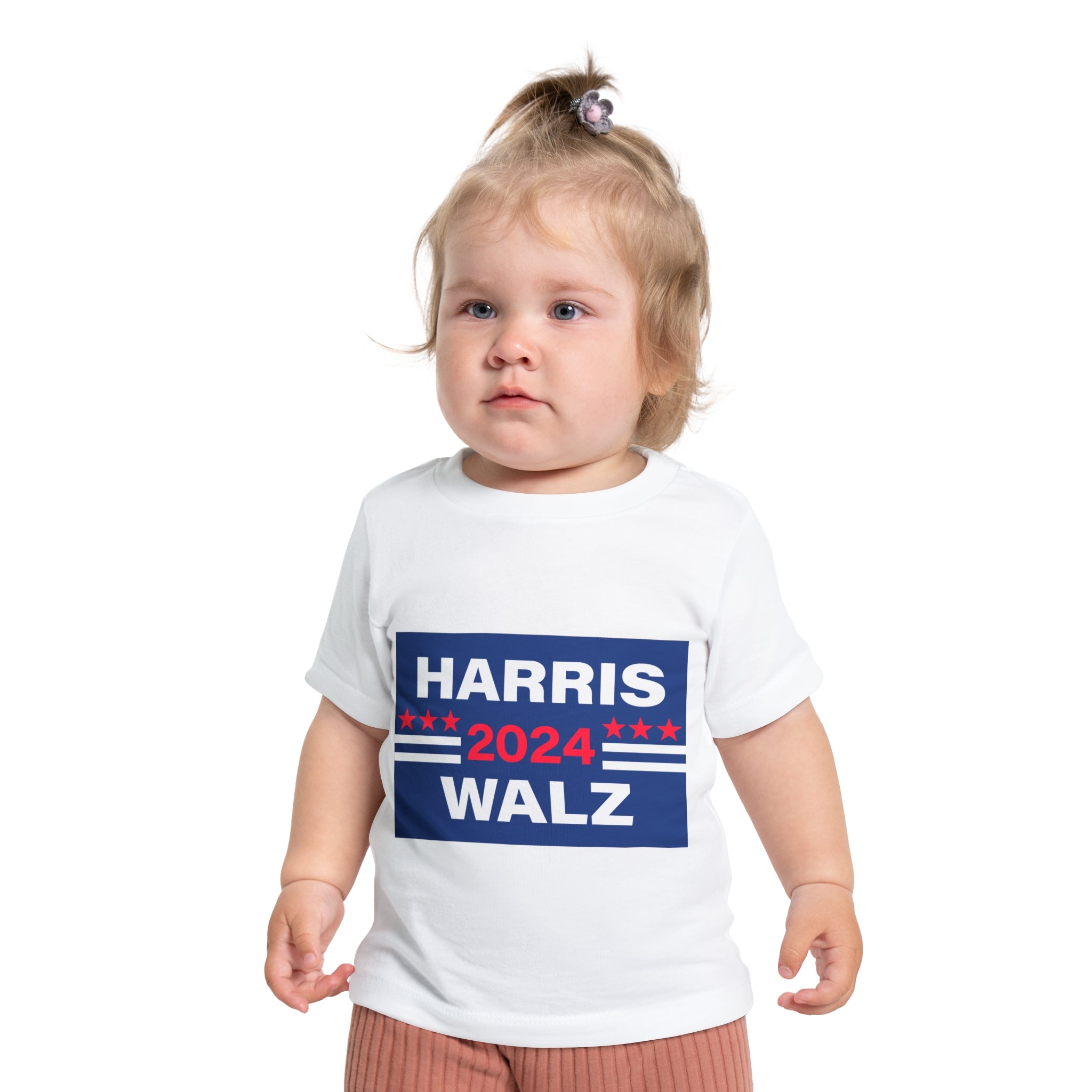 Baby Short Sleeve T-Shirt LOGO - Harris Walz 2024