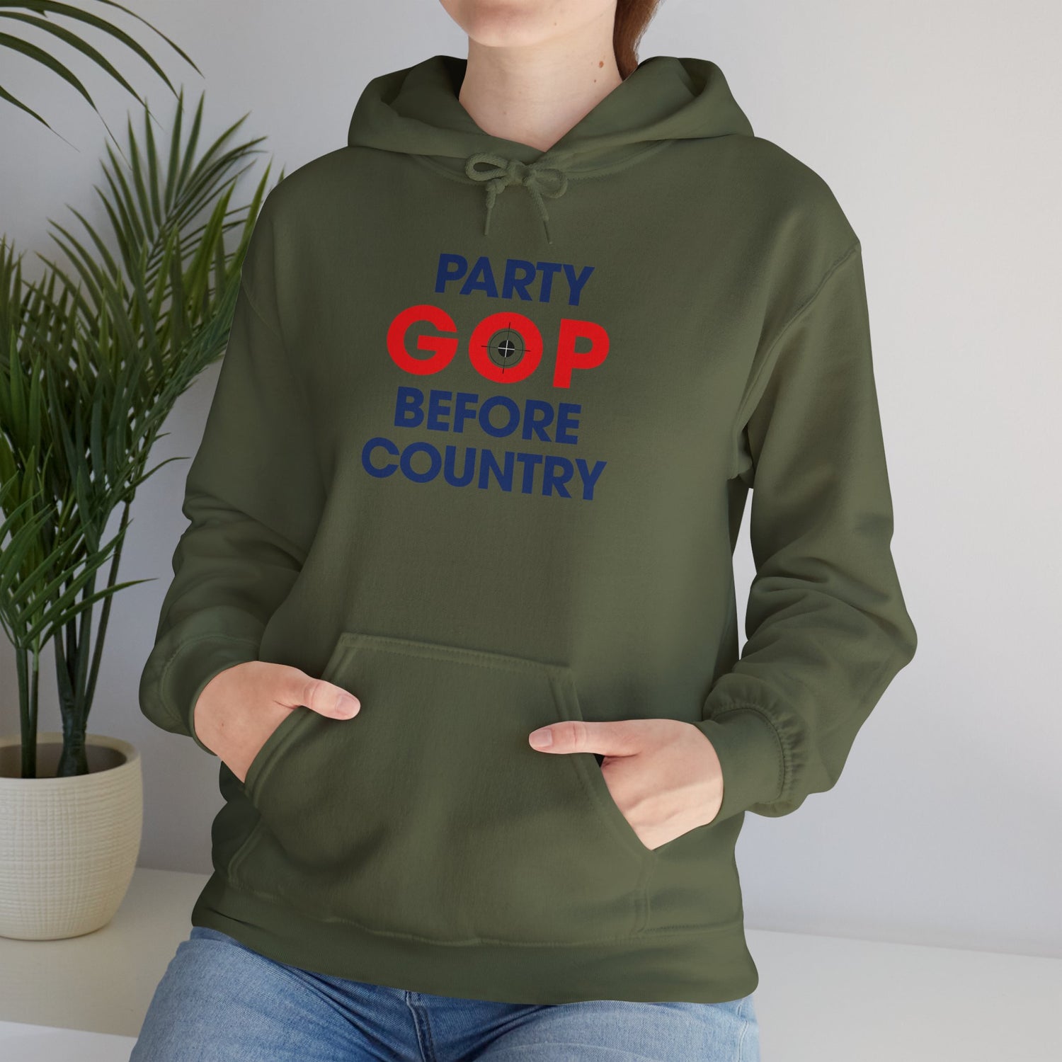 Unisex Heavy Blend™ Hooded Sweatshirt GOP Party Before Country