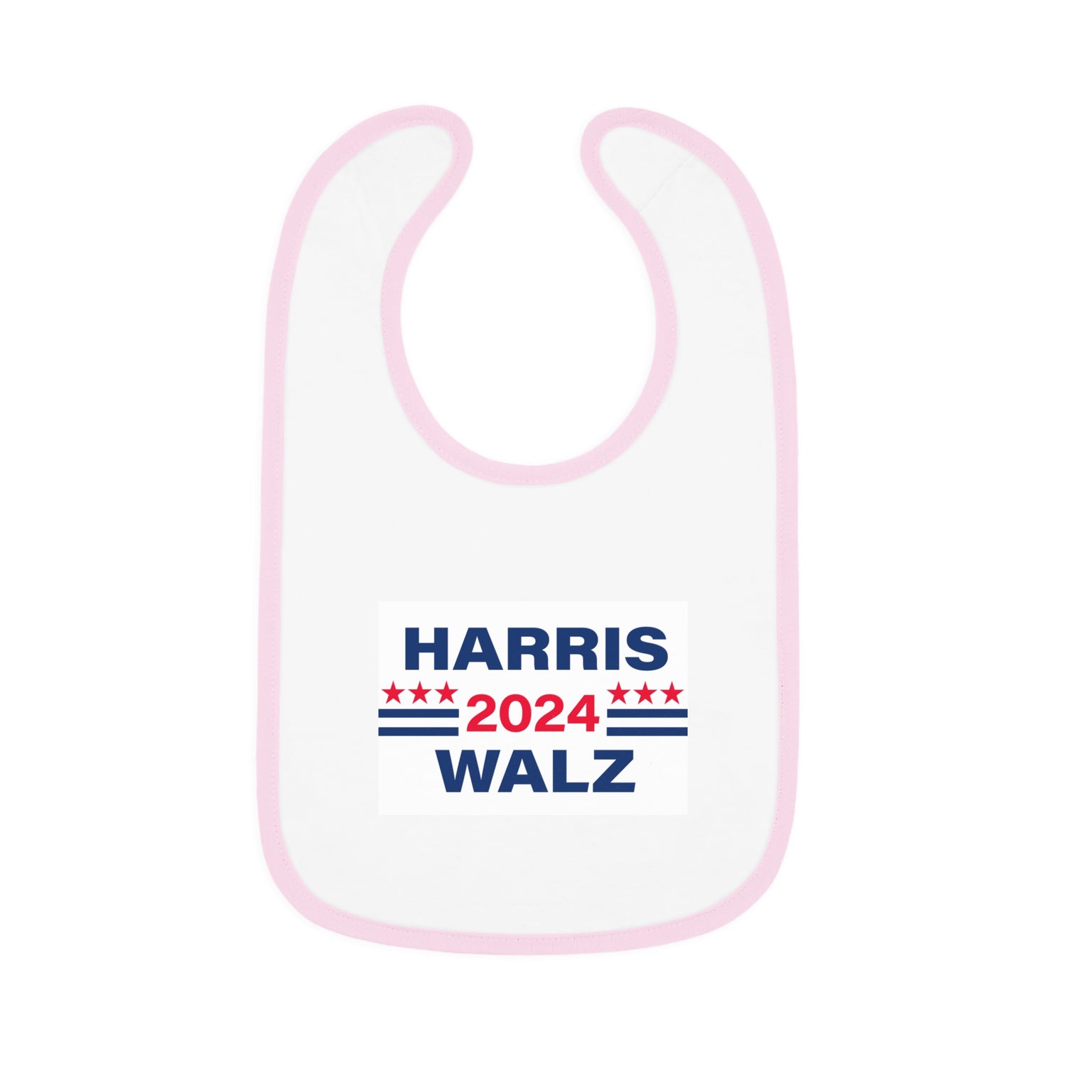 Baby Contrast Trim Jersey Bib - LOGO