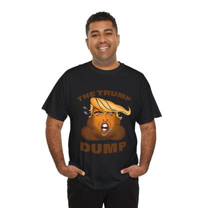 Unisex Heavy Cotton Tee, Harris Walz, The Trump Dump