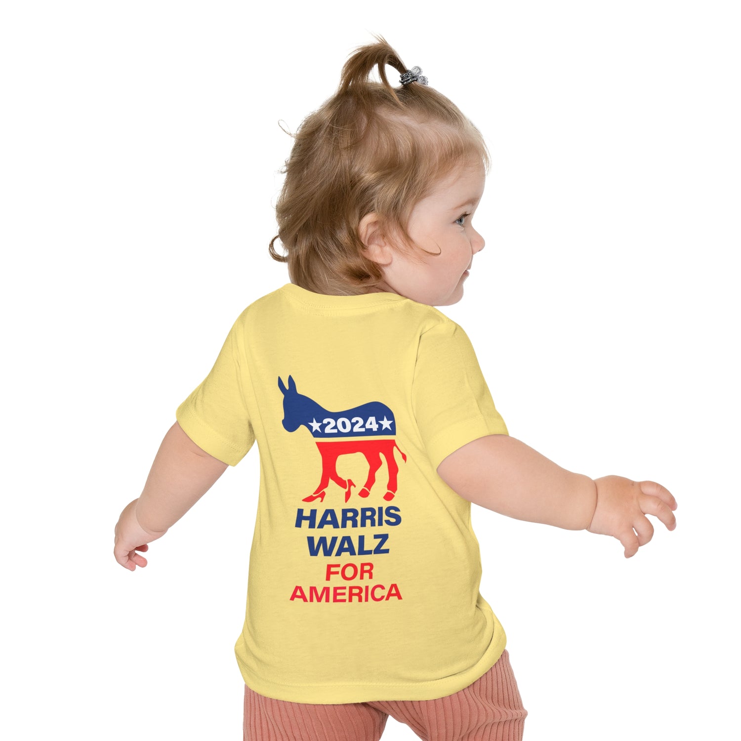 Baby Short Sleeve T-Shirt LOGO - Harris Walz 2024