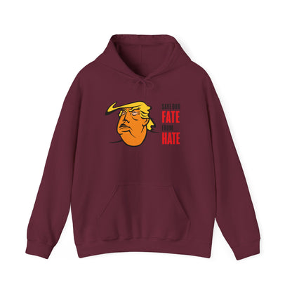 Unisex Heavy Blend™ Hooded Sweatshirt Trump Save Our Fate from Hate