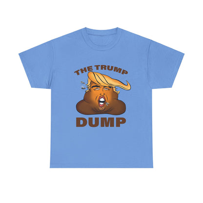 Unisex Heavy Cotton Tee, Harris Walz, The Trump Dump