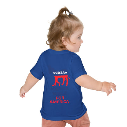 Baby Short Sleeve T-Shirt LOGO - Harris Walz 2024