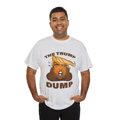 Unisex Heavy Cotton Tee, Harris Walz, The Trump Dump