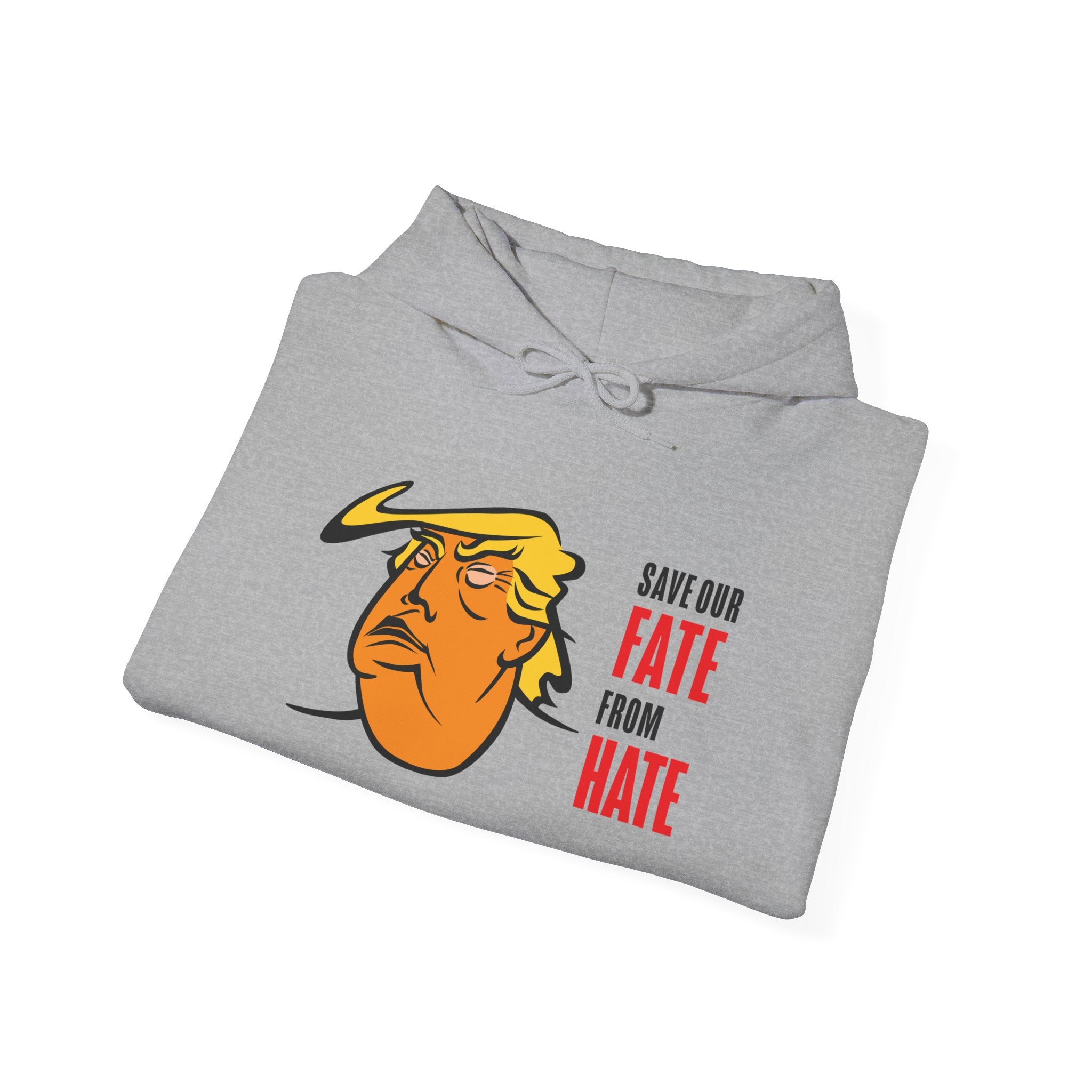 Unisex Heavy Blend™ Hooded Sweatshirt Trump Save Our Fate from Hate