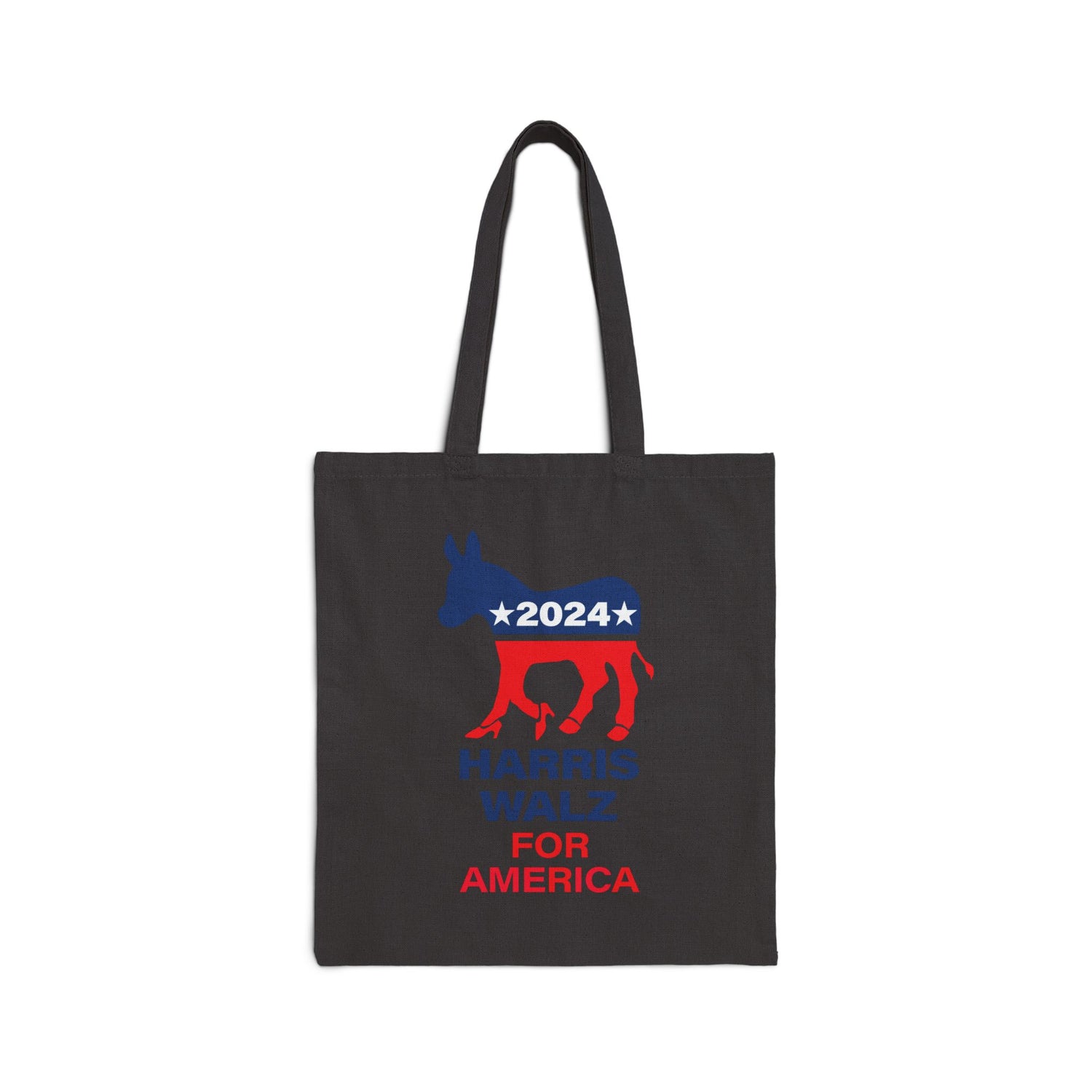 Cotton Canvas Tote Bag - NO Dictators Trump