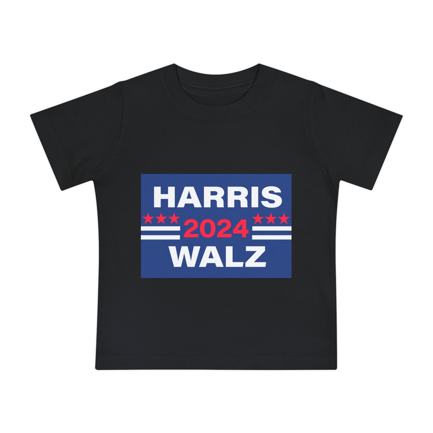 Baby Short Sleeve T-Shirt LOGO - Harris Walz 2024