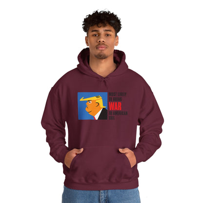 Unisex Heavy Blend™ Hooded Sweatshirt Trump -War to American Soil