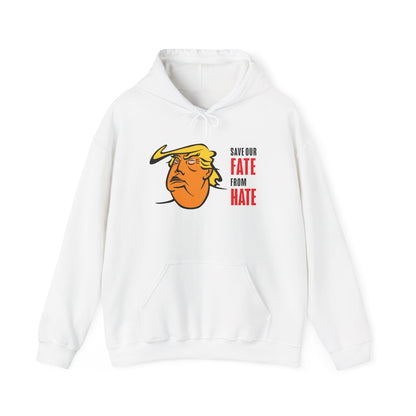 Unisex Heavy Blend™ Hooded Sweatshirt Trump Save Our Fate from Hate