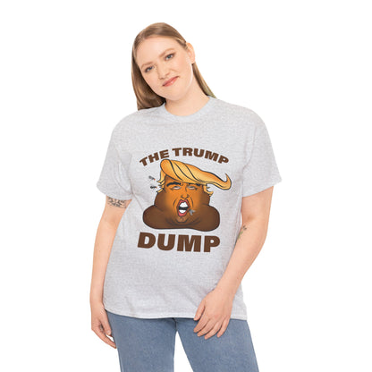 Unisex Heavy Cotton Tee, Harris Walz, The Trump Dump