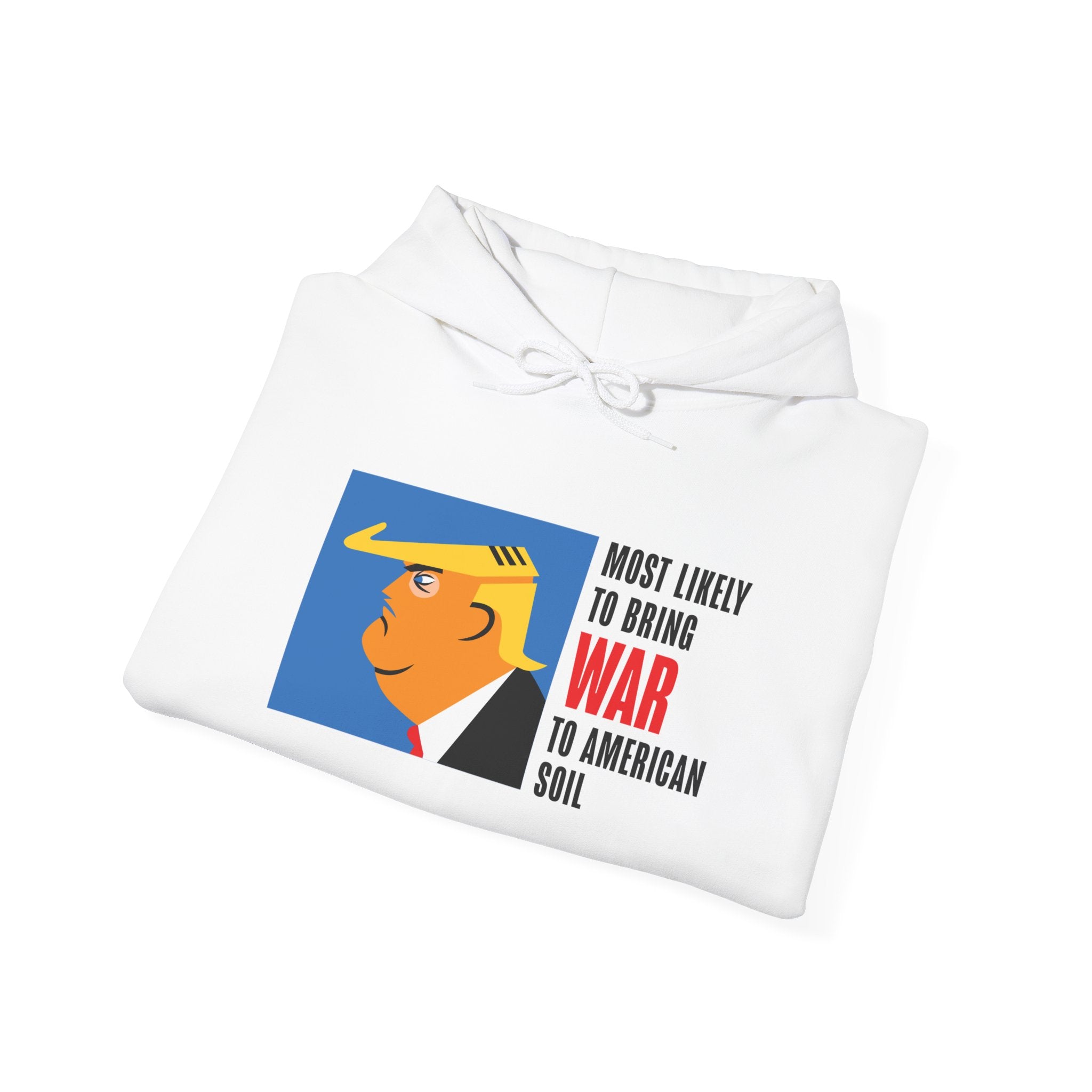 Unisex Heavy Blend™ Hooded Sweatshirt Trump -War to American Soil