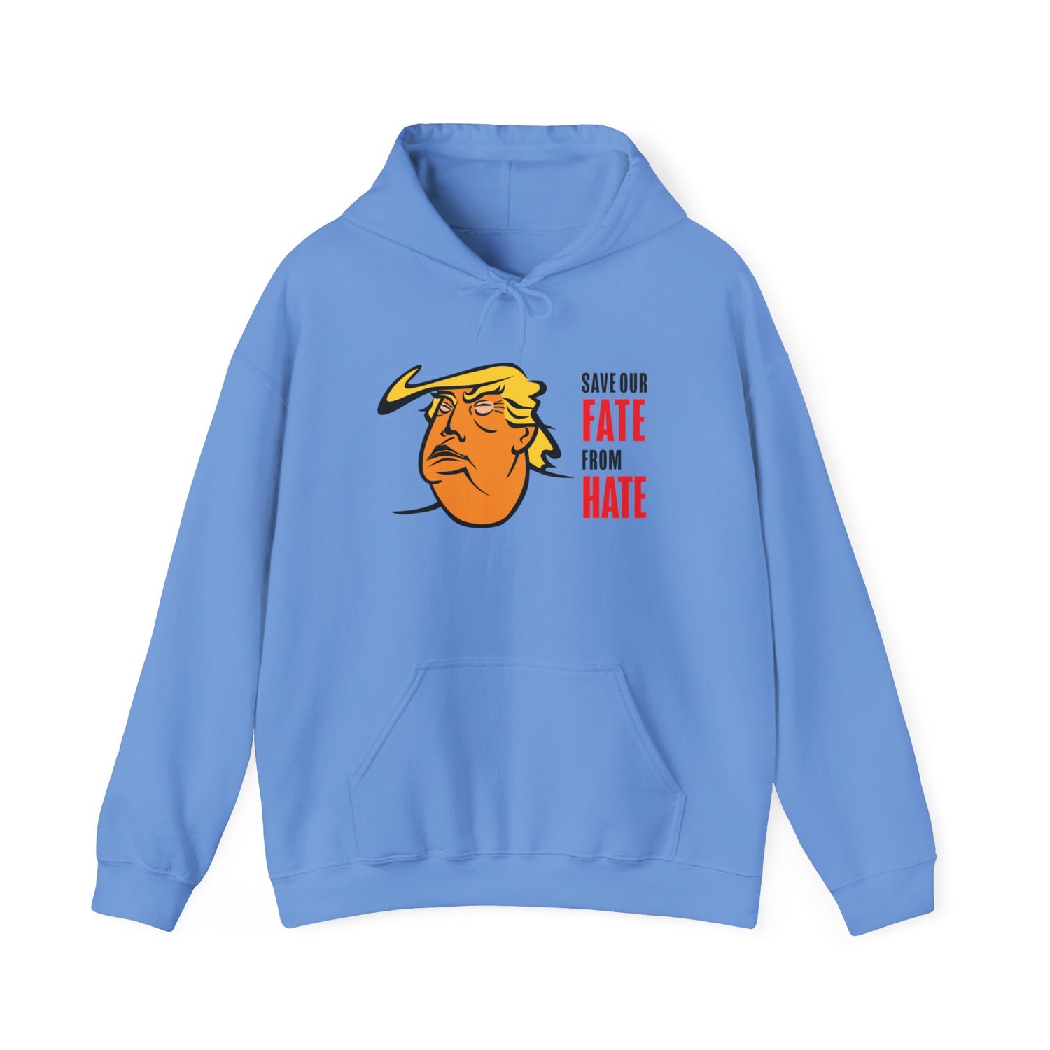 Unisex Heavy Blend™ Hooded Sweatshirt Trump Save Our Fate from Hate