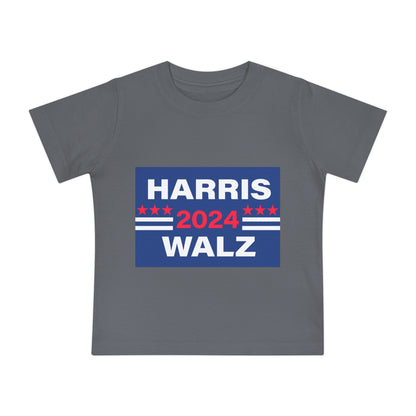 Baby Short Sleeve T-Shirt LOGO - Harris Walz 2024