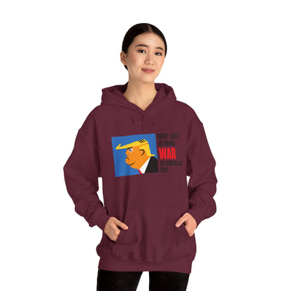 Unisex Heavy Blend™ Hooded Sweatshirt Trump -War to American Soil