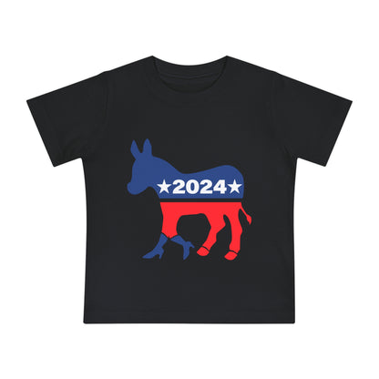 Baby Short Sleeve T-Shirt LOGO - High Healed Boot DNC Donkey