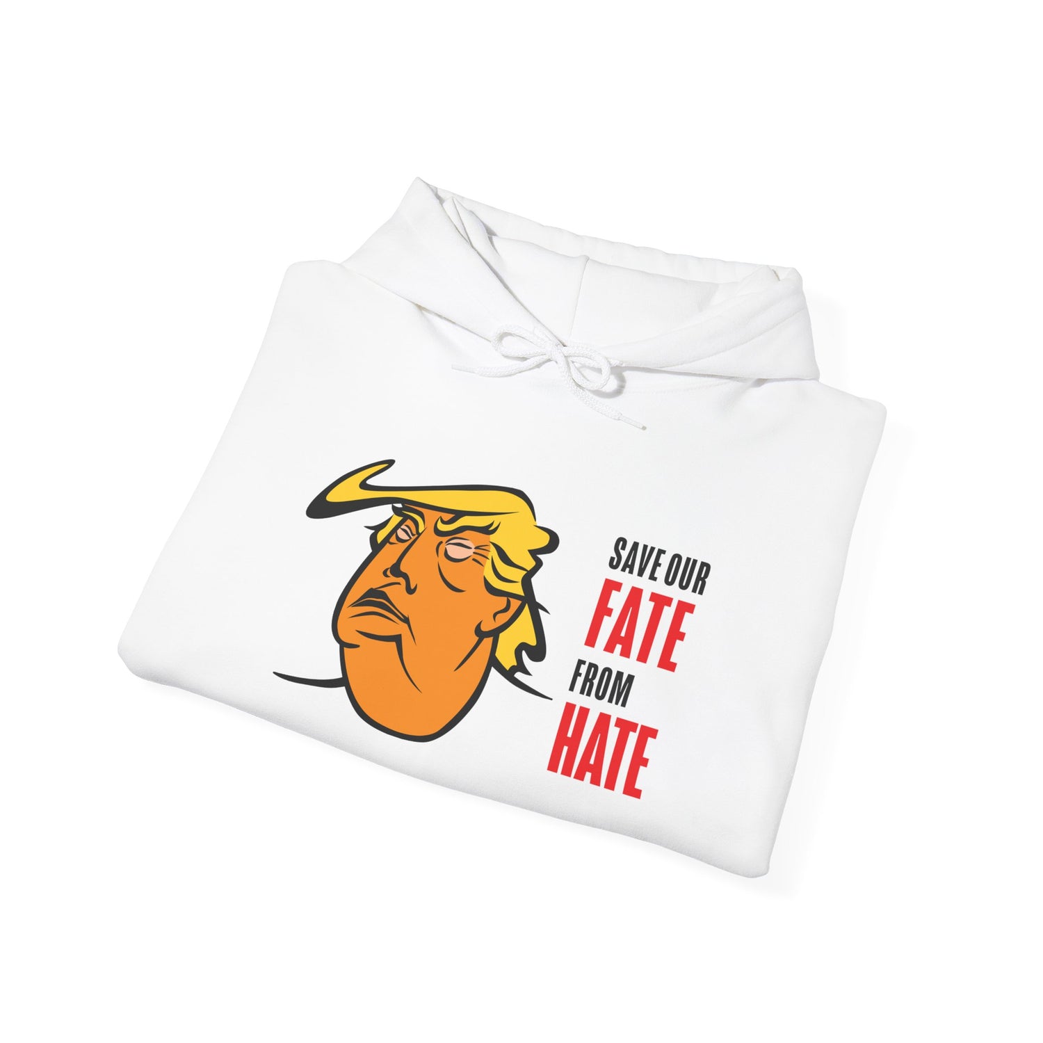 Unisex Heavy Blend™ Hooded Sweatshirt Trump Save Our Fate from Hate