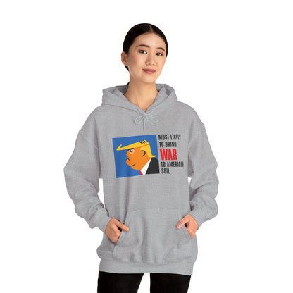 Unisex Heavy Blend™ Hooded Sweatshirt Trump -War to American Soil